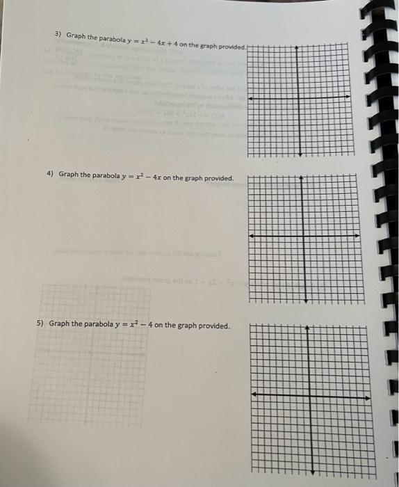 graph the parabola y 3 x 1 2 4