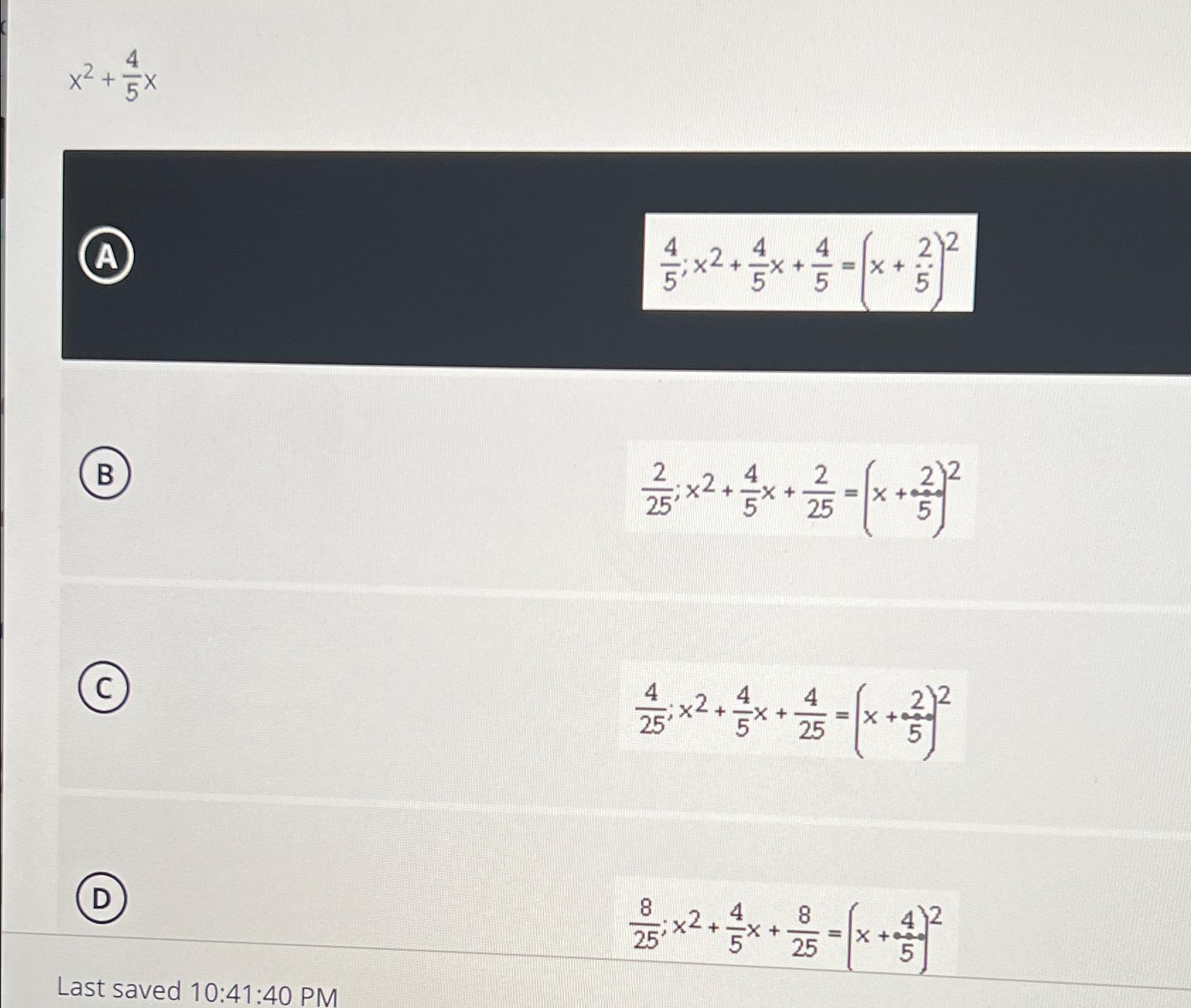 45x x 2 2 60x x 2 )  20x