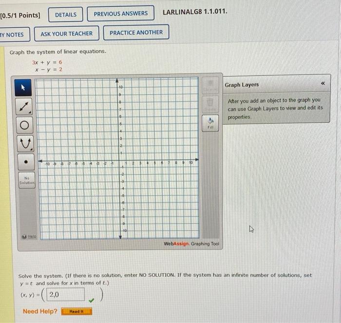 Solved 0 5 1 Points Details Previous Answers Larlinalg8 Chegg Com