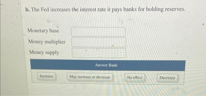 Solved The Monetary System - End Of Chapter Problem For Each | Chegg.com