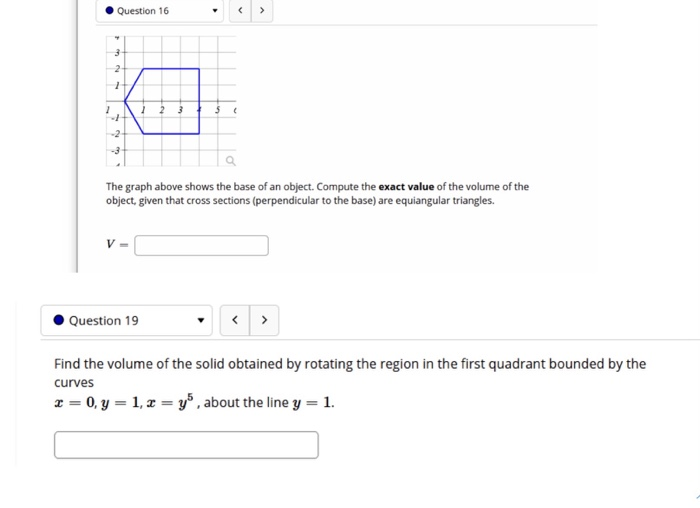 Solved Question 16 2 1 2 2 3 -2 The graph above shows | Chegg.com