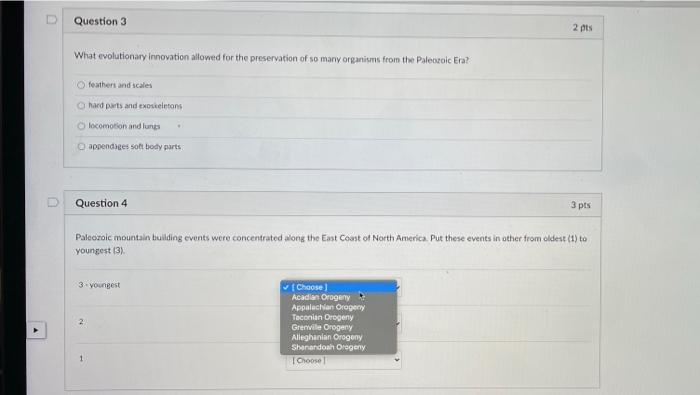 Solved Question 3 2 pts What evolutionary innovation allowed | Chegg.com