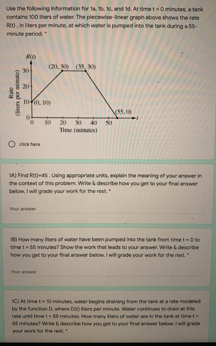 Solved Use The Following Information For 1a, 1b, 1c, And 1d. | Chegg.com