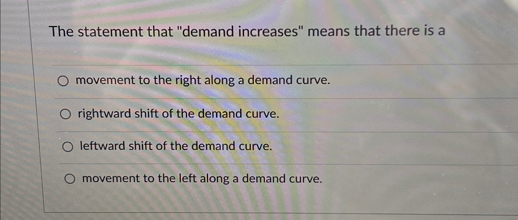 Solved The statement that 