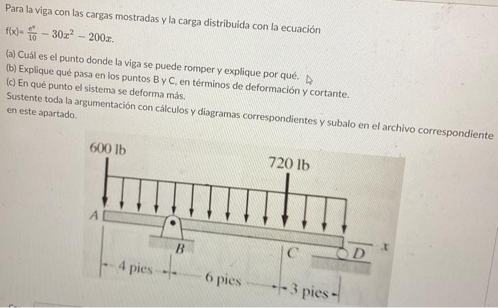 Solved Para La Viga Con Las Cargas Mostradas Y La Carga | Chegg.com