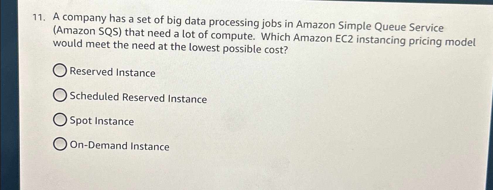Solved A company has a set of big data processing jobs in | Chegg.com