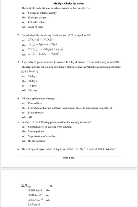 Case Based MCQ - Chemistry in Automobiles: For an internal combustion