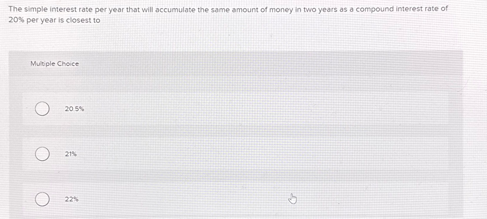 Solved The simple interest rate per year that will | Chegg.com