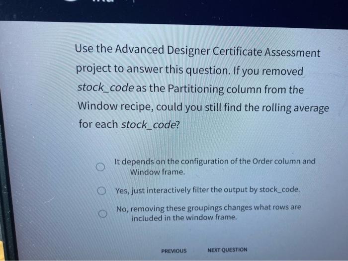 Solved Use the Advanced Designer Certificate Assessment | Chegg.com