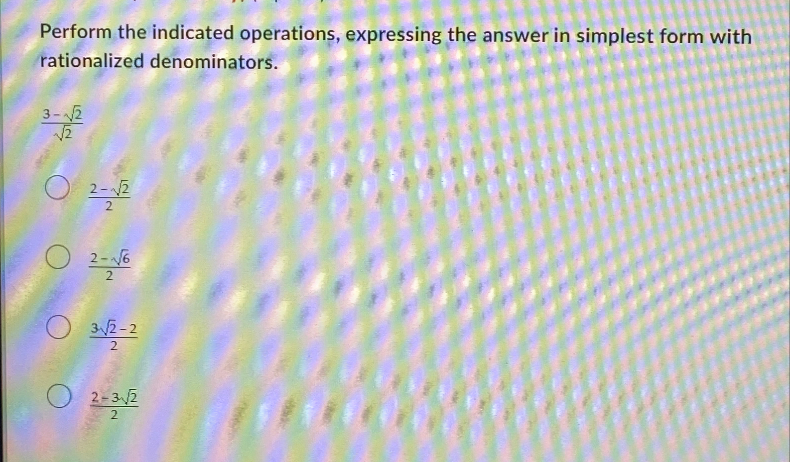 Solved Perform the indicated operations, expressing the | Chegg.com