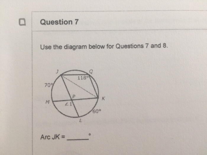 Solved Question 7 Use The Diagram Below For Questions 7 And | Chegg.com