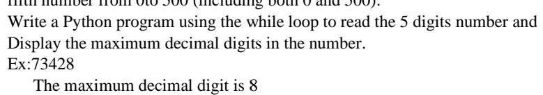 Solved Write a Python program using the while loop to read | Chegg.com