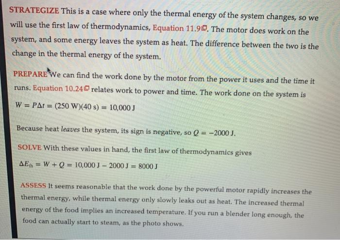 Solved STRATEGIZE This is a case where only the thermal | Chegg.com