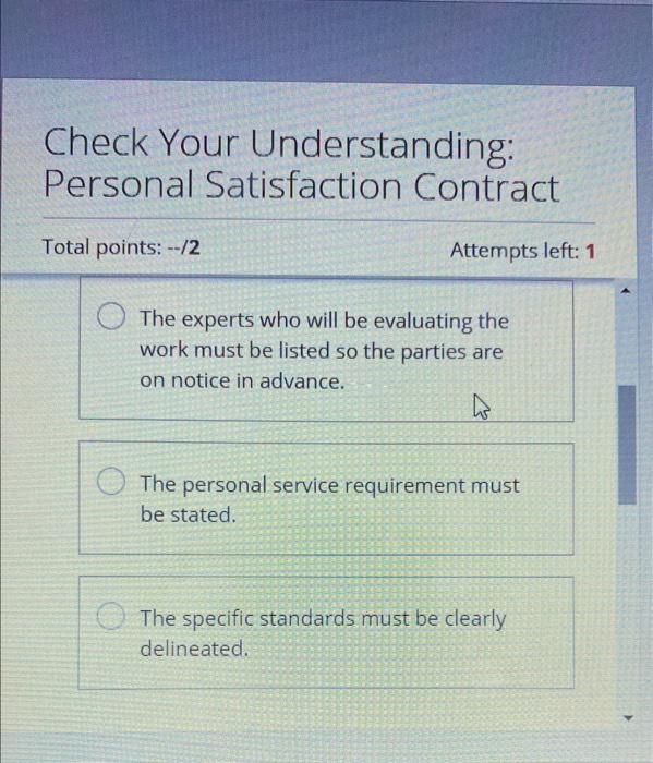 personal service contract