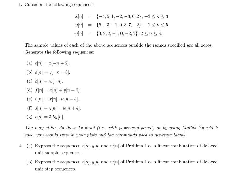 Can you solve the problems in matlab and share your | Chegg.com