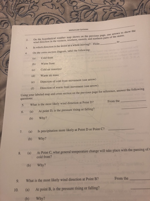 Solved Section Name PROBLEMS-PART I The following questions | Chegg.com