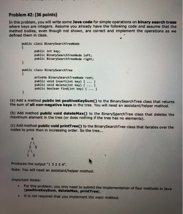 Solved Problem #2: (36 points) In this problem, you will | Chegg.com