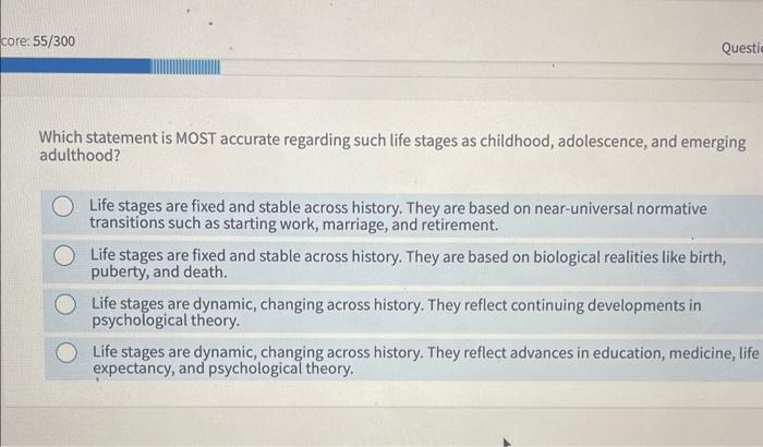 Solved Which statement is MOST accurate regarding such life | Chegg.com