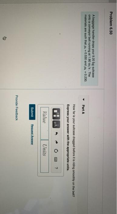Solved Problem 6.50 A baggage handler drops your 9.20 kg | Chegg.com