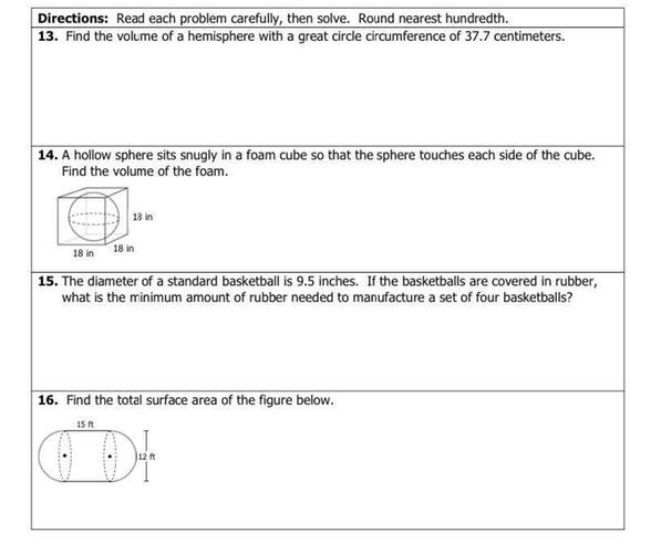 Solved Directions: Read Each Problem Carefully, Then Solve. | Chegg.com