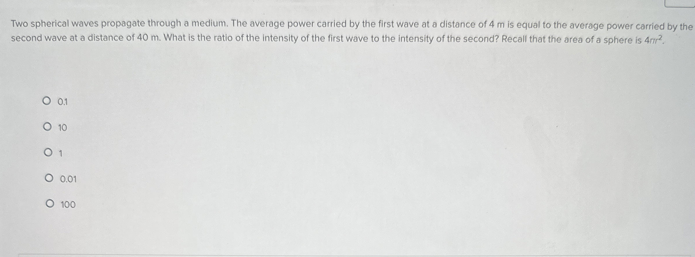 Solved Two spherical waves propagate through a medium. The | Chegg.com