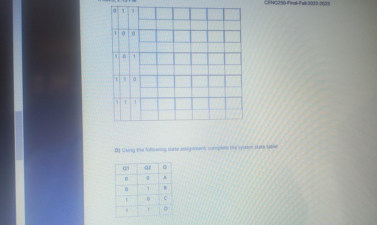 Solved Consider The Following Sequential Circuit:B) | Chegg.com | Chegg.com