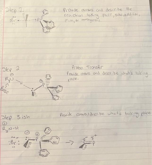 PLEASE PROVIDE THE FULL MECHANISM FOR THE WITTIG | Chegg.com