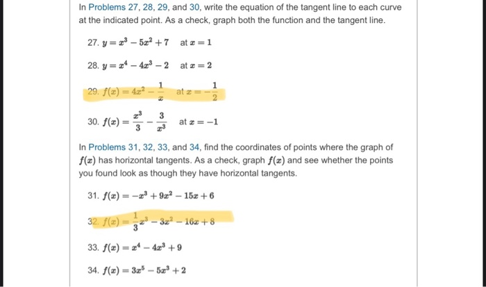 Solved In Problems 27, 28, 29, and 30, write the equation of | Chegg.com