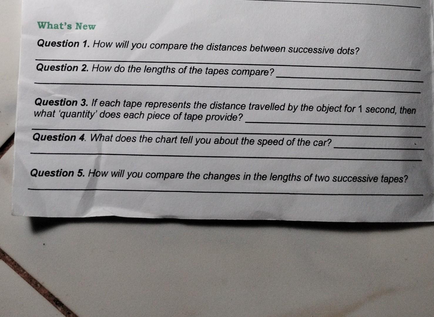 Solved What s New Question 1 How Will You Compare The Chegg