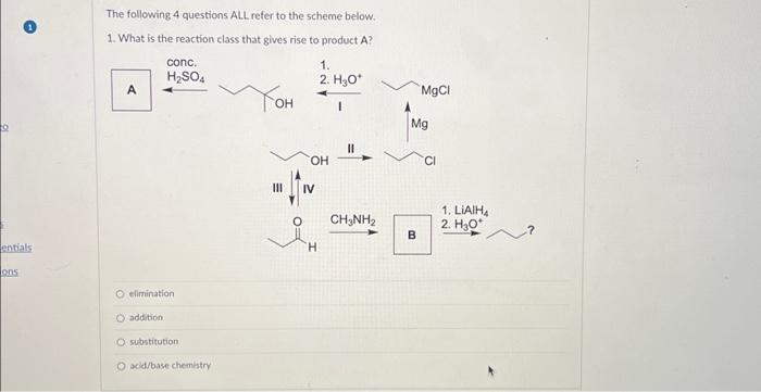 Solved The following 4 questions ALL refer to the scheme | Chegg.com