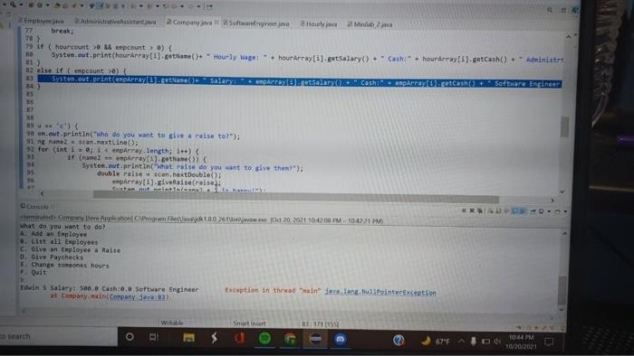 would you be able to assist with this coding error on | Chegg.com