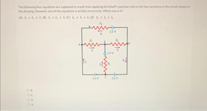 Solved The following four equations are supposed to result | Chegg.com