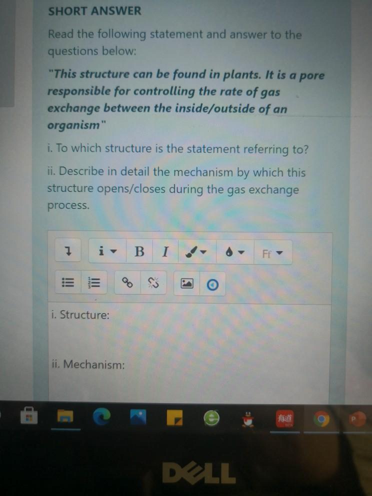 Solved SHORT ANSWER Read the following statement and answer | Chegg.com