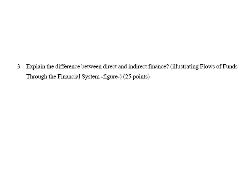 Solved 3. Explain the difference between direct and indirect | Chegg.com