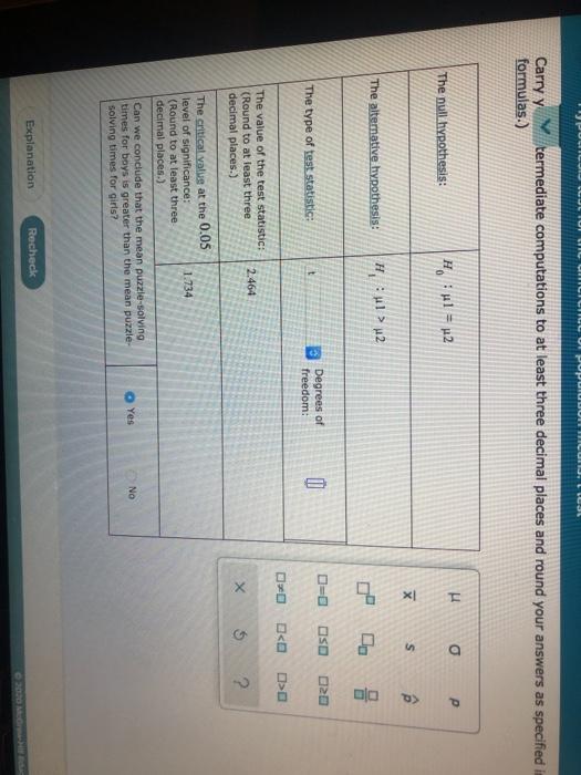 Solved RWU- O CONFIDENCE INTERVALS AND HYPOTHESS TESTING | Chegg.com