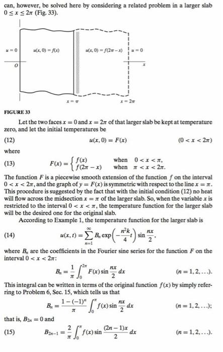 Solved 1. The initial temperature of a slab 0
