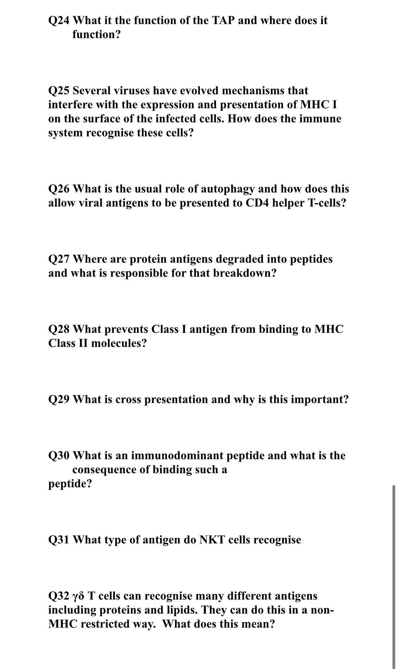 Solved Q24 ﻿What it the function of the TAP and where does