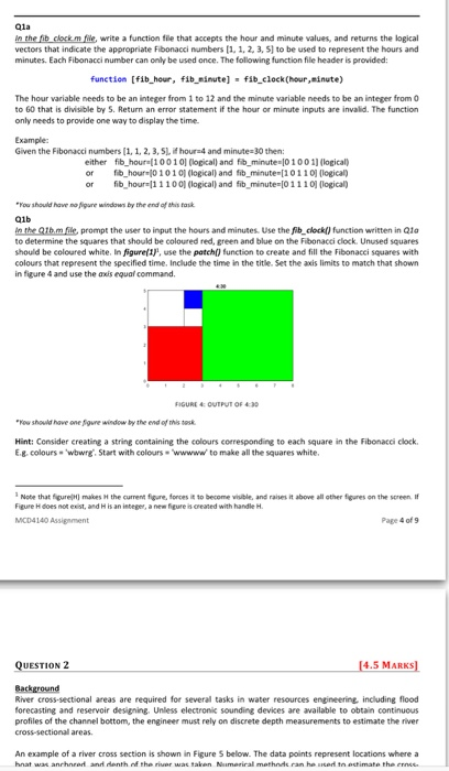 QUESTION 1 [ MARKS s Background Fibonacci numbers 