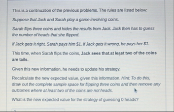 Solved This is a continuation of the previous problems. The | Chegg.com