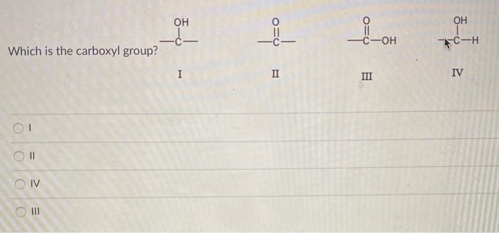 Solved OH OH 앤 o= OEC -C-OH TC-H Which is the carboxyl | Chegg.com