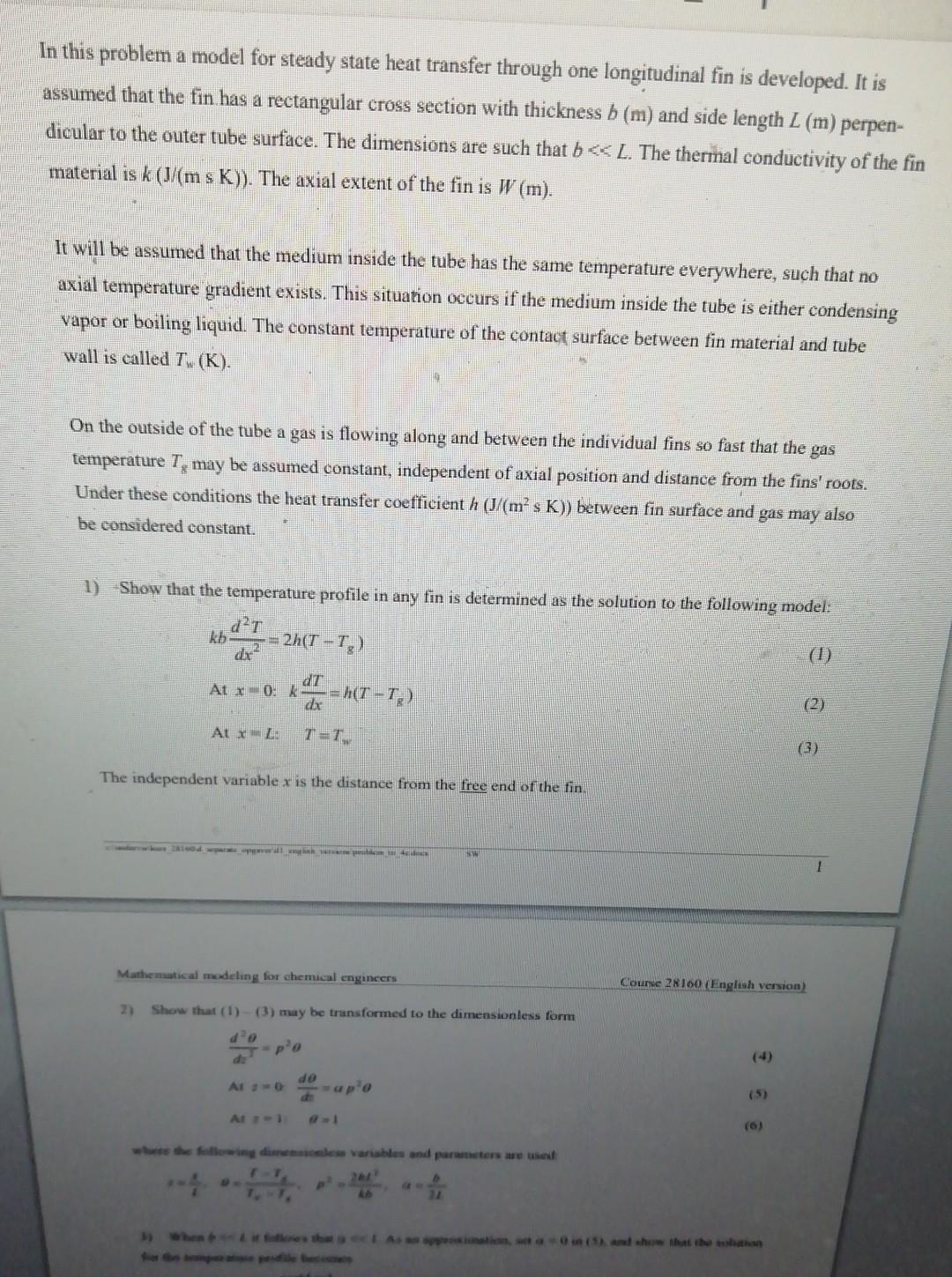 Solved In this problem a model for steady state heat | Chegg.com