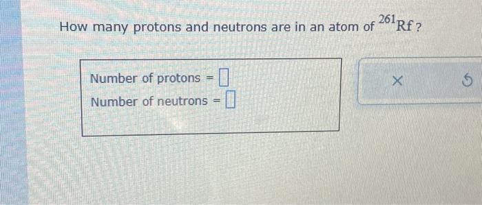 how do u determine the number of protons in an atom