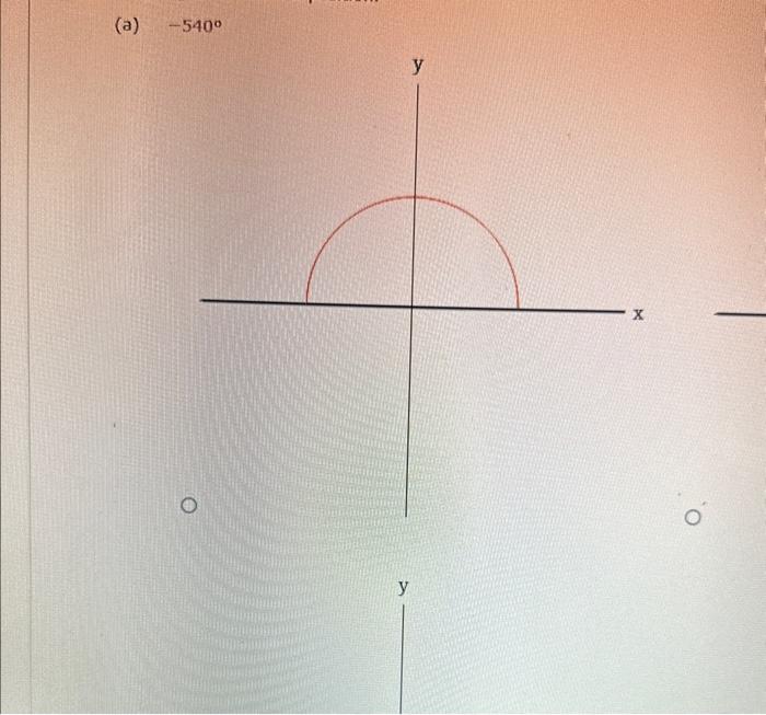 Solved (a) −540∘Rewrite each angle in degree measure. (Do | Chegg.com