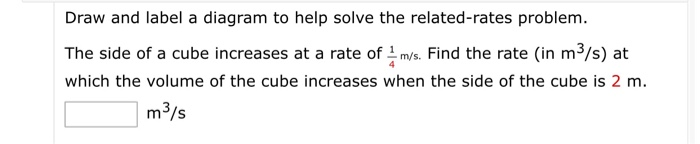 Solved Draw and label a diagram to help solve the | Chegg.com