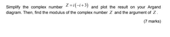 find the modulus of the complex number z 3