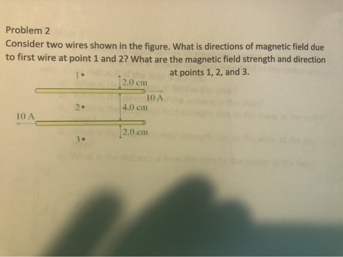 Solved Problem 2 Consider Two Wires Shown In The Figure Chegg Solved Problem 2 Consider Two Wires Shown In The Figure Chegg