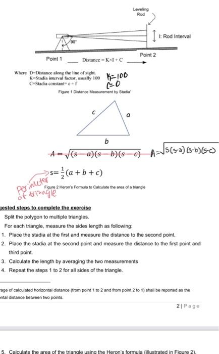 Solved need help calculating the area of each triangle | Chegg.com