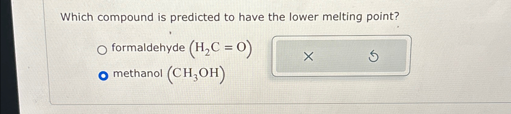 Solved Which compound is predicted to have the lower melting | Chegg.com