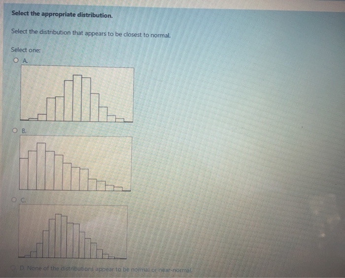 Solved Decide which of the data sets you would expect to be | Chegg.com