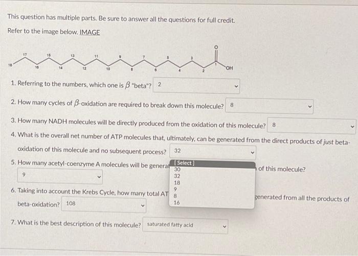 Solved This question has multiple parts. Be sure to answer | Chegg.com